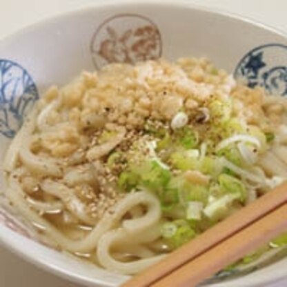 お昼ご飯に☆うどん大好き～シンプルで美味しかったです♪ご馳走様でした～